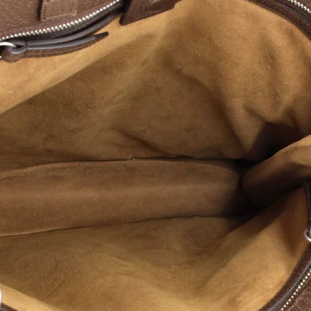 Gucci Convertible Soft Open Tote Tian Print GG Coated Canvas Tall Brown, Print - Picture 5 of 8